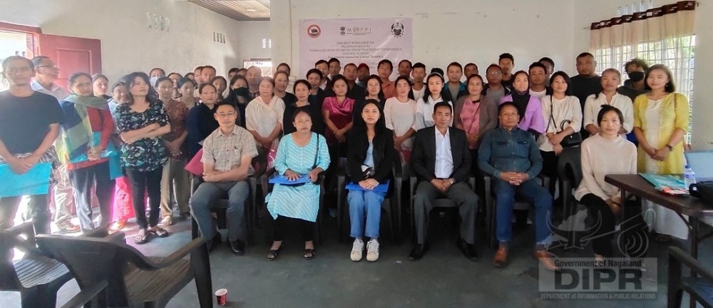Participants and officials during the workshop on PMFME scheme held at the conference hall of Rengma Hoho, Tseminyu town on October 28. (DIPR Photo)